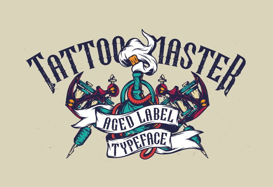 A tattoo fonts cover
