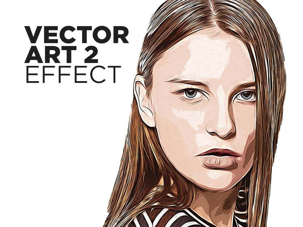 A free vector art photo effects for photoshop