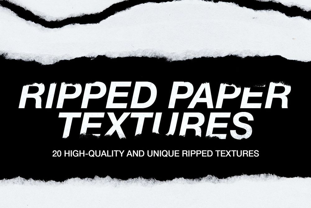 A ripped paper textures