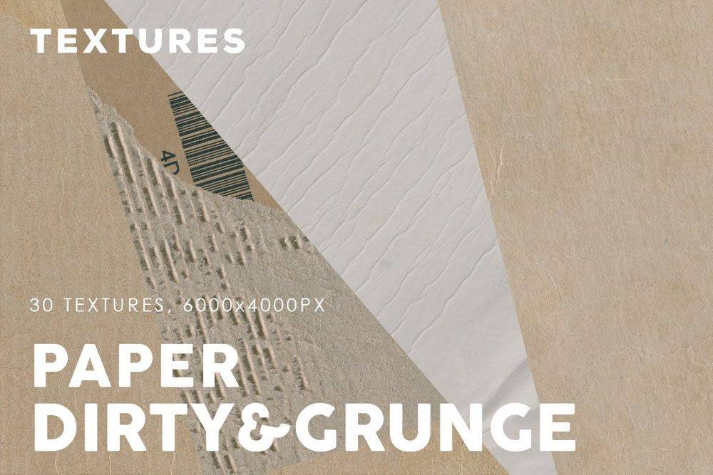 A dirty ripped paper textures