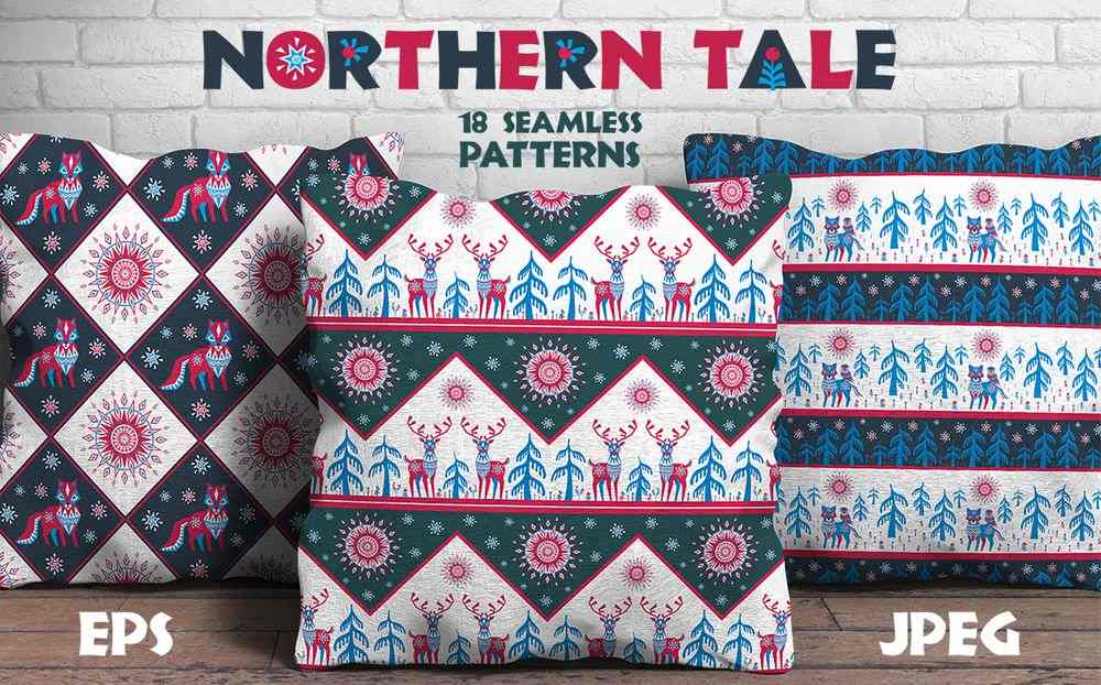 Northern tale tribal pattern set