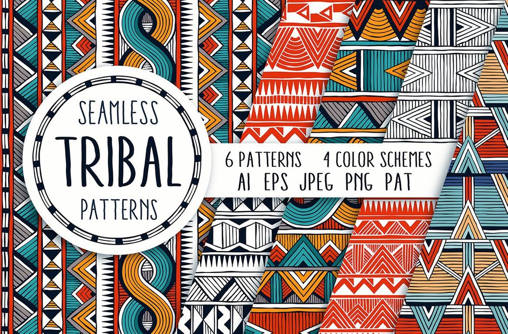 A nice collection of tribal patterns
