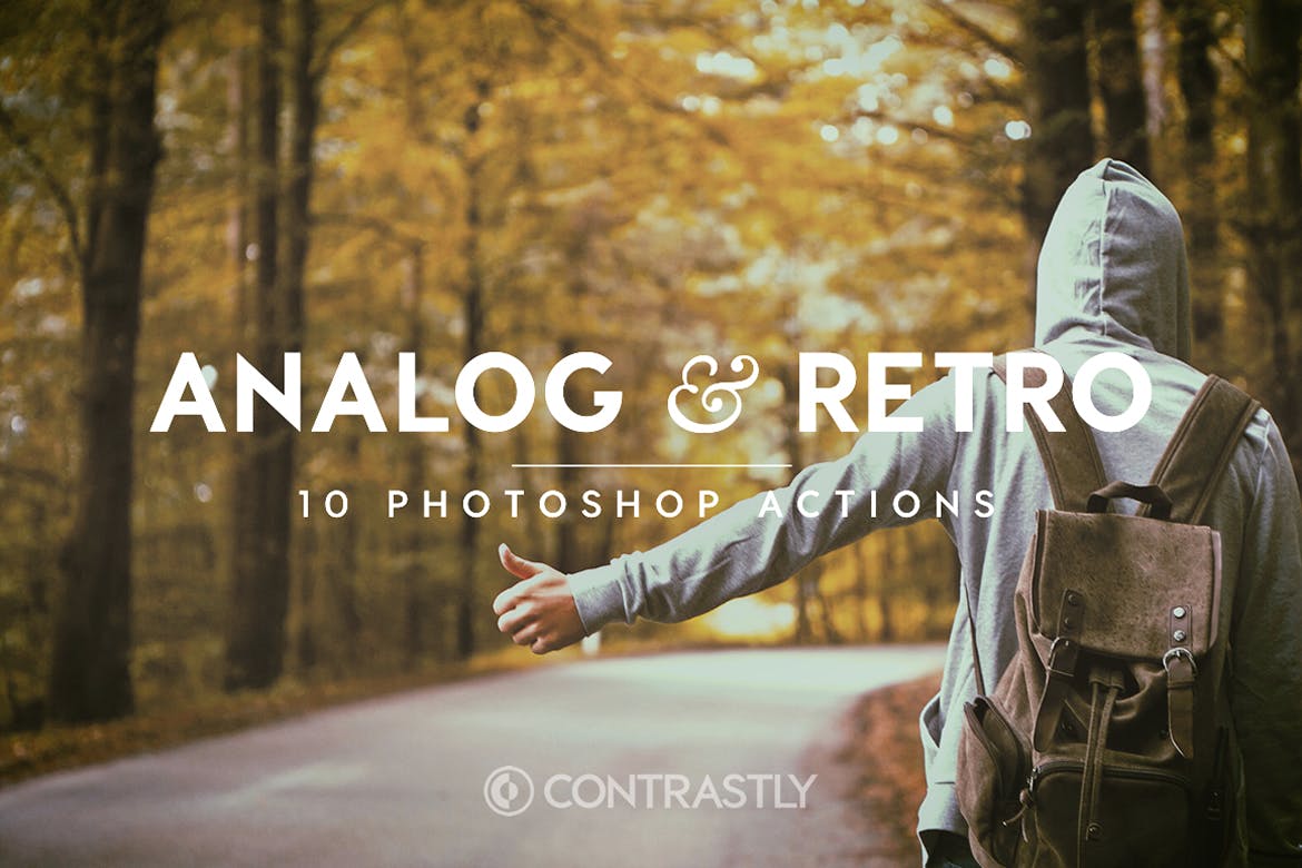 Analog and retro photoshop actions