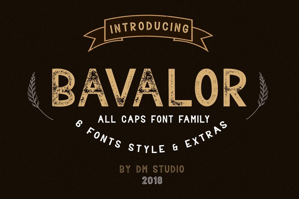 All caps fonts style family