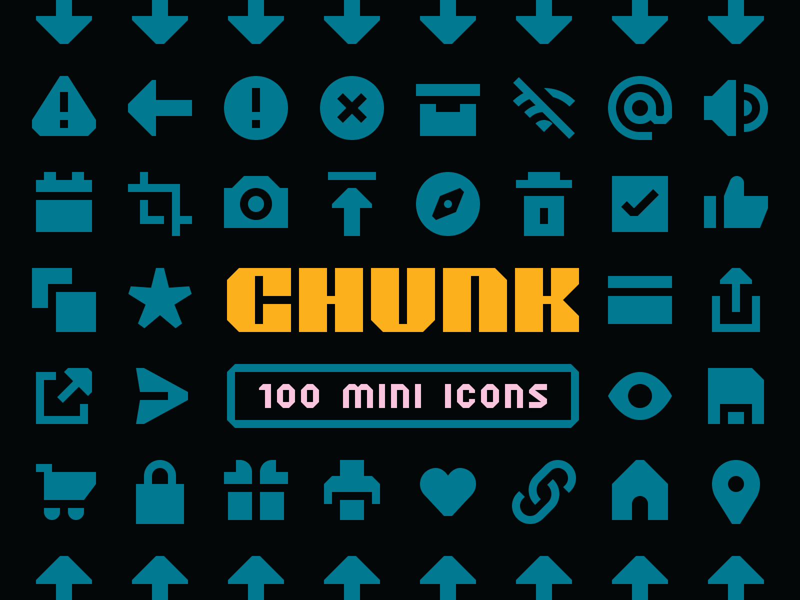 A free chunk icons