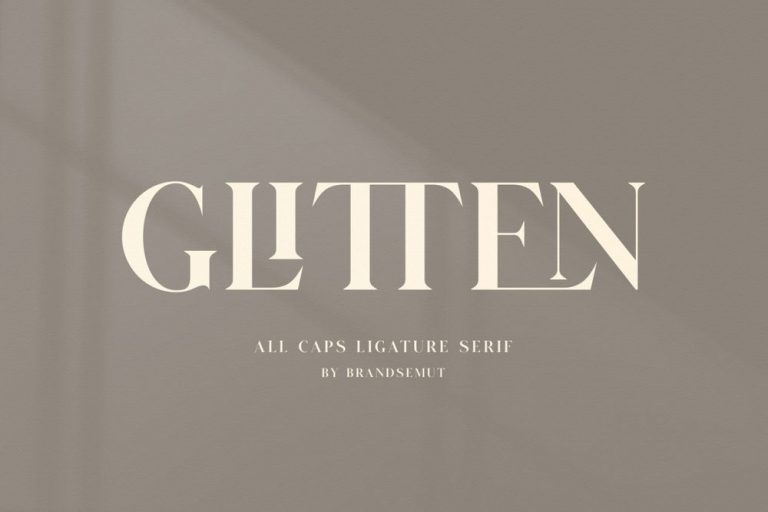 All caps fonts cover