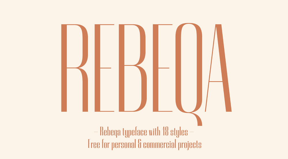 A free condensed typeface with many styles