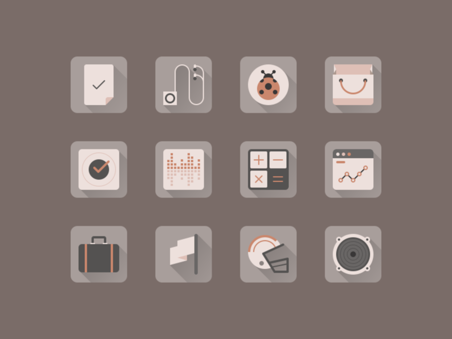 A free vintage icons pack