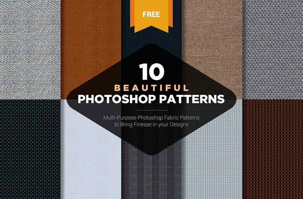 A set of fre photoshop patterns