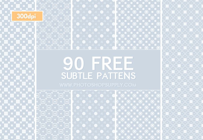 Ninety free subtle patterns photoshop