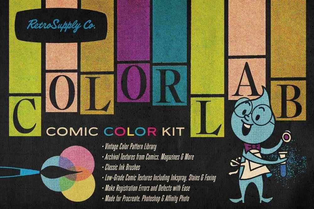 Comic Procreate Brushes Kit