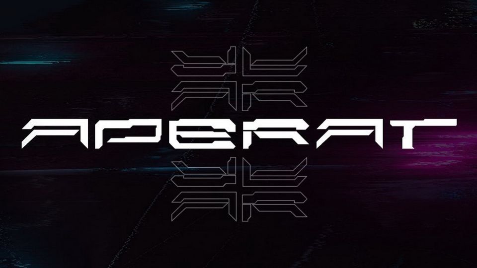 Free modern cyberpunk style font