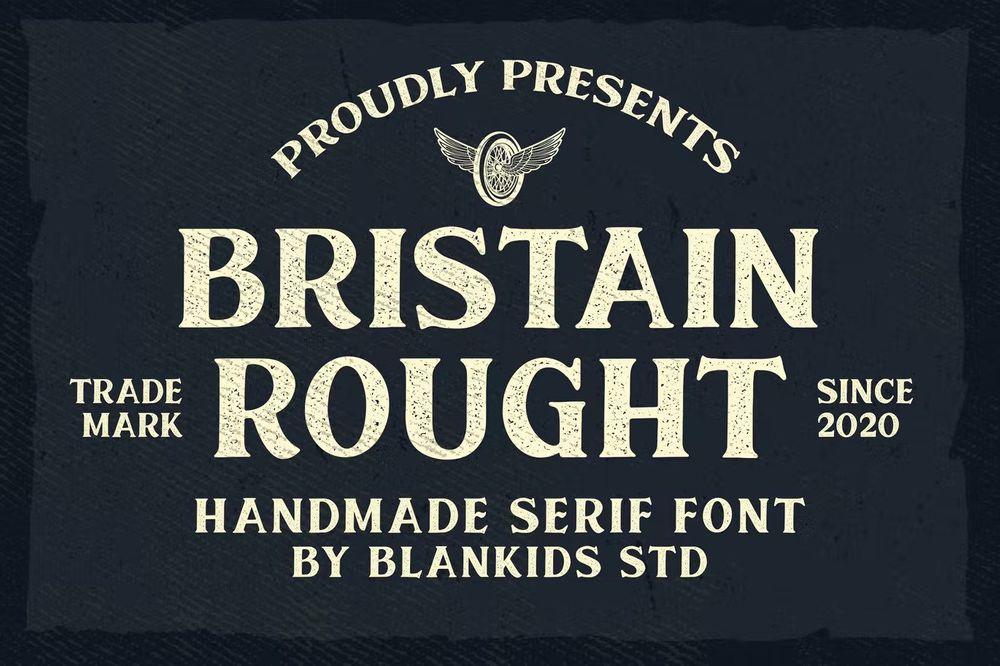 A handmade serif font