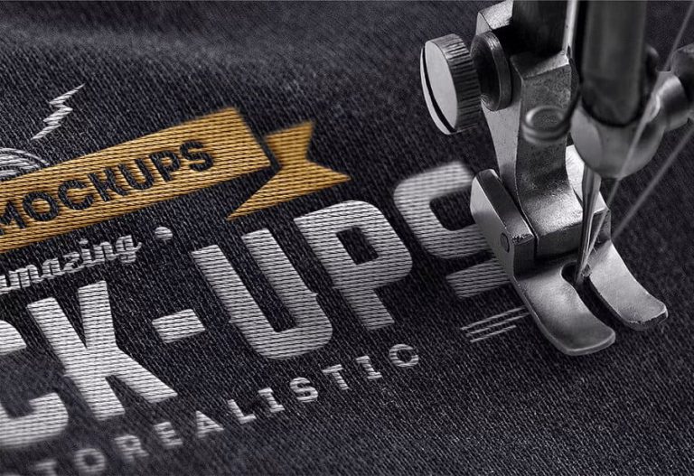Fabric logo mockups cover