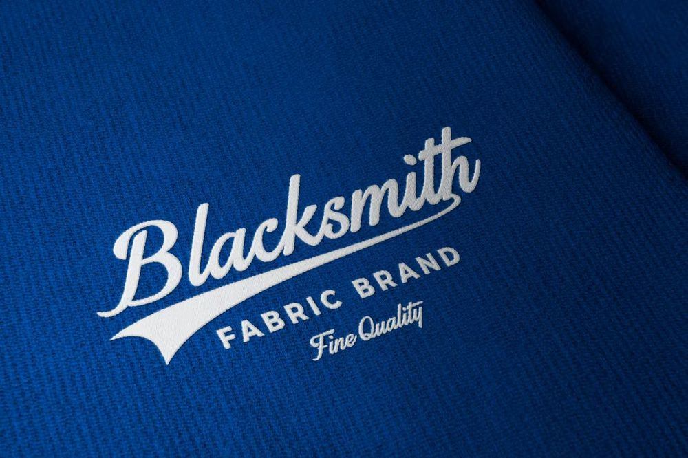 A fabric logo mockup templates