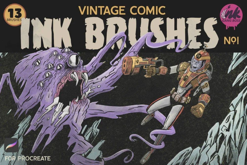 Comic Ink Procreate Brushes
