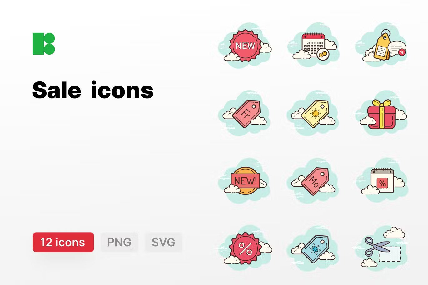 Beautiful sale icons