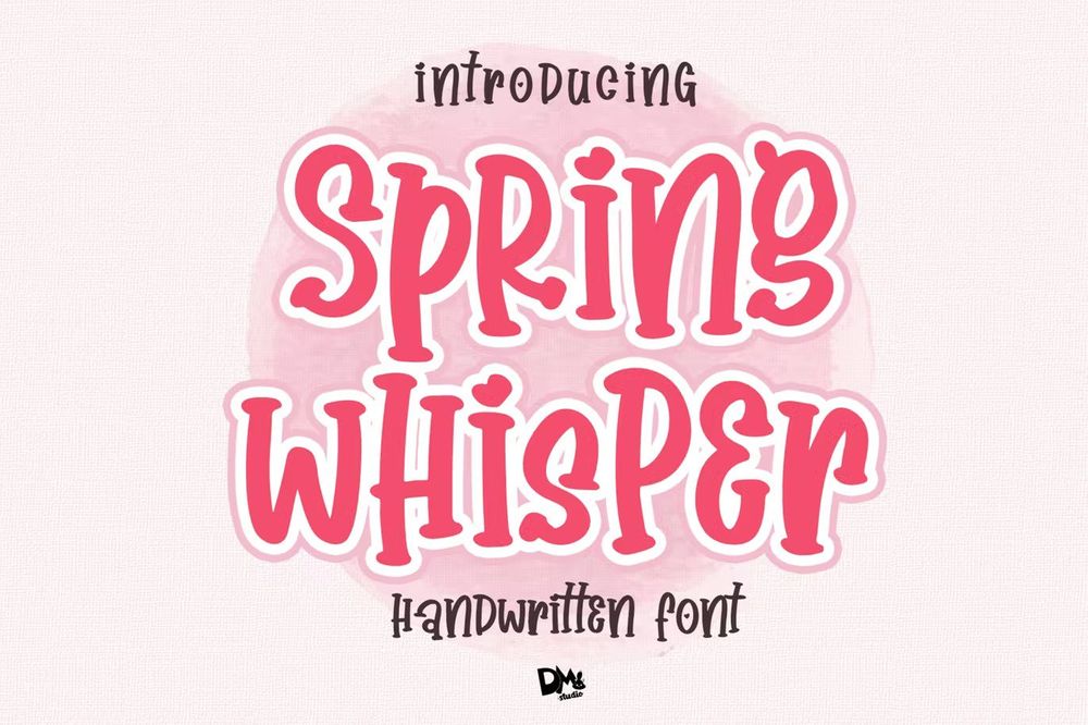 A handwritten whimsical font