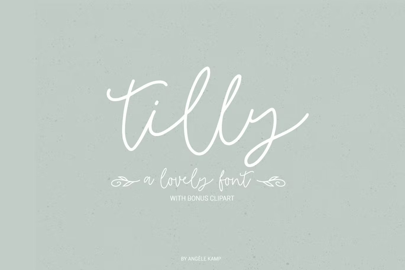 A lovely whimsical style font