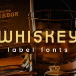 Whiskey label fonts cover