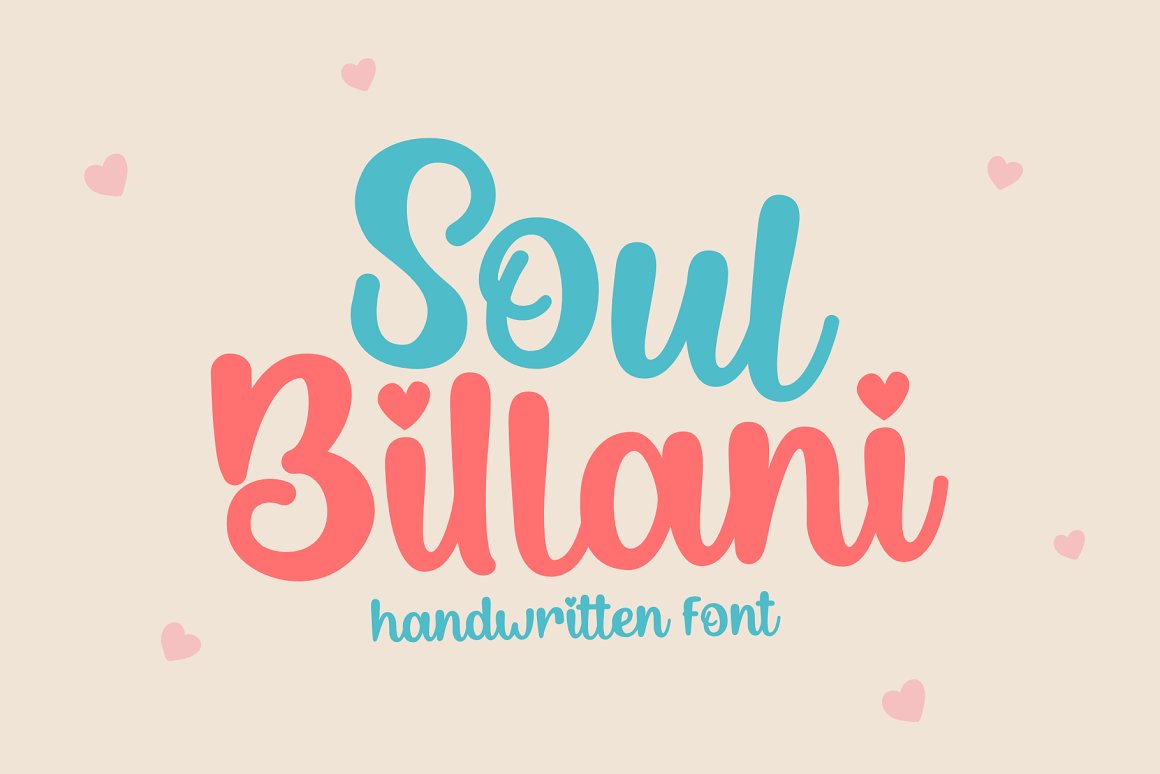 A cute handwritten font