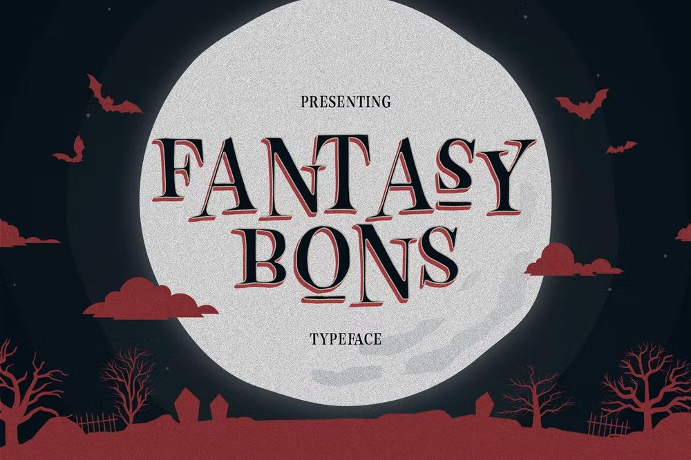 A dark fantasy typeface