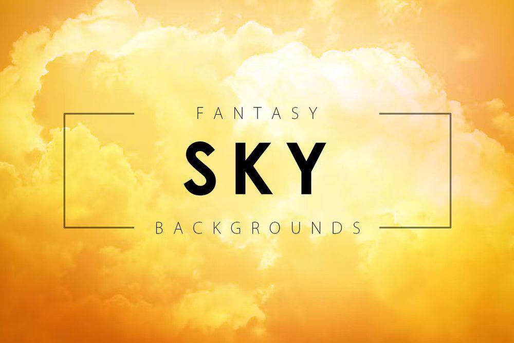 A contrastic fantasy sky backgrounds
