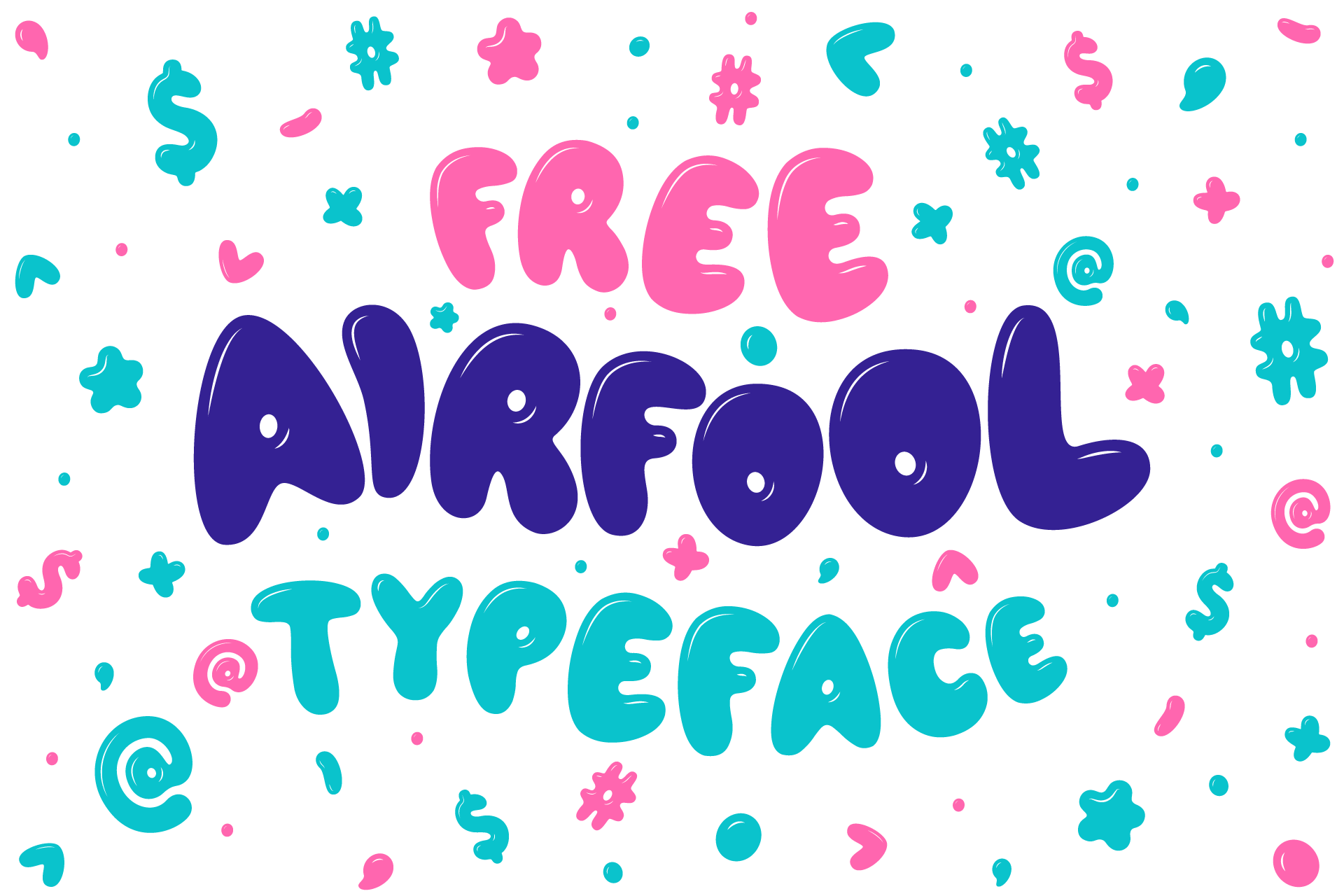 A free baloon style typeface