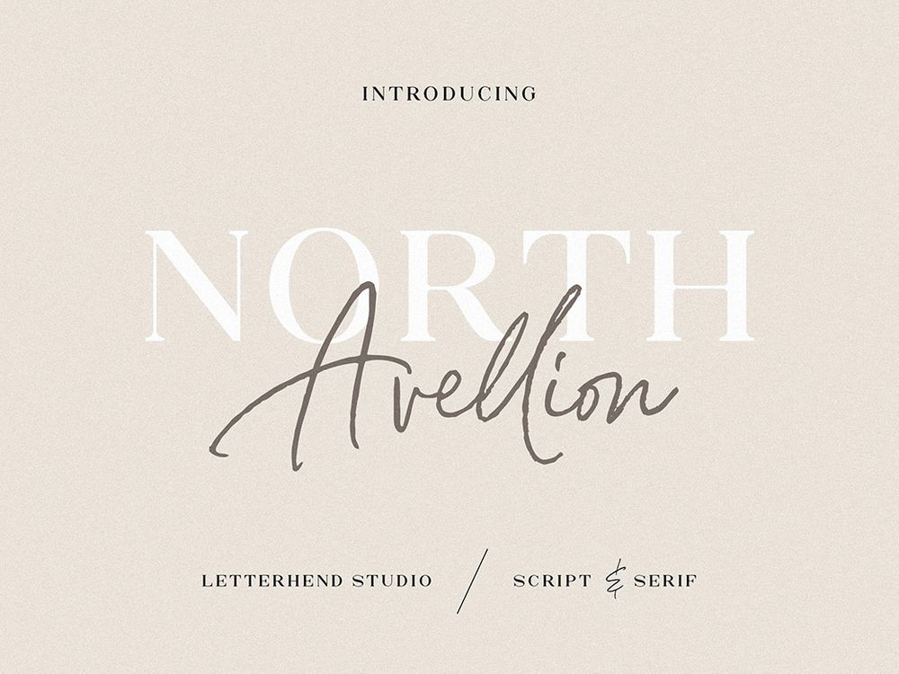 Free wedding font duo