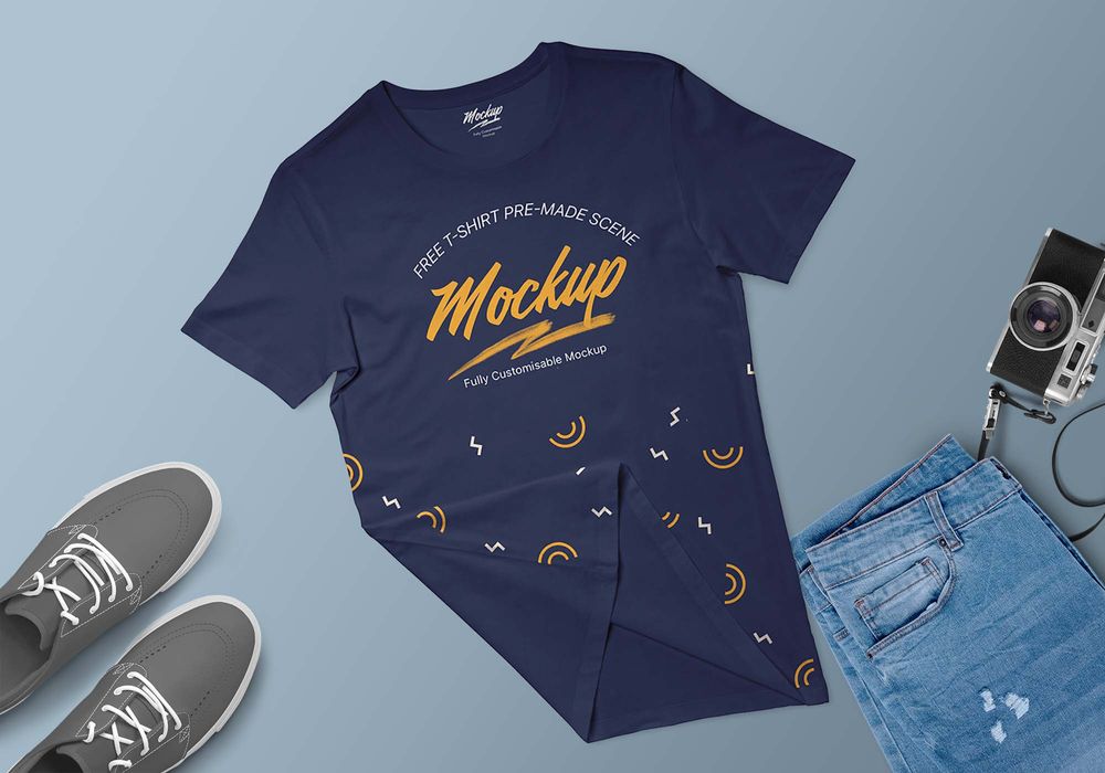 Free different apparel mockup