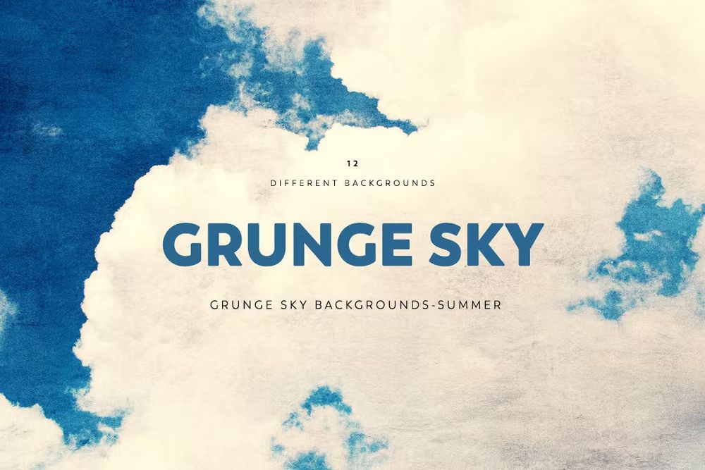 Grunge summer sky backgrounds