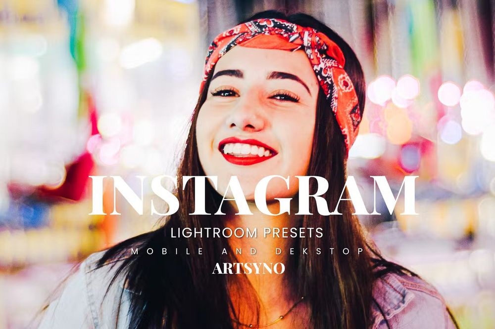 Instagram lightroom presets for mobile and desktop