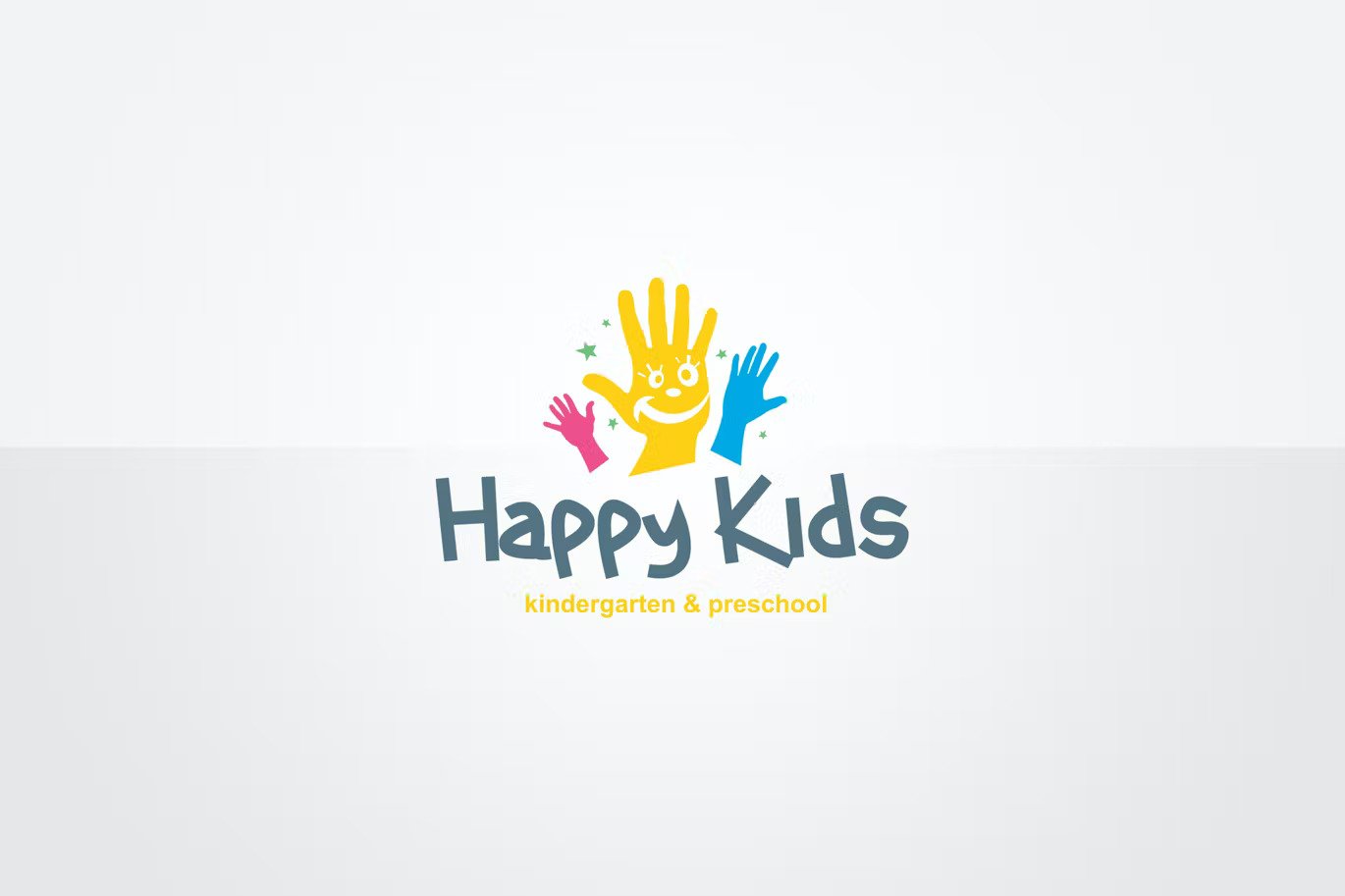 Kindergarten logo template