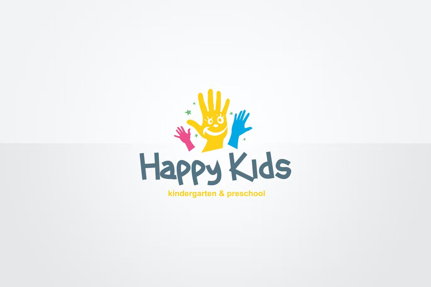 Kindergarten logo template