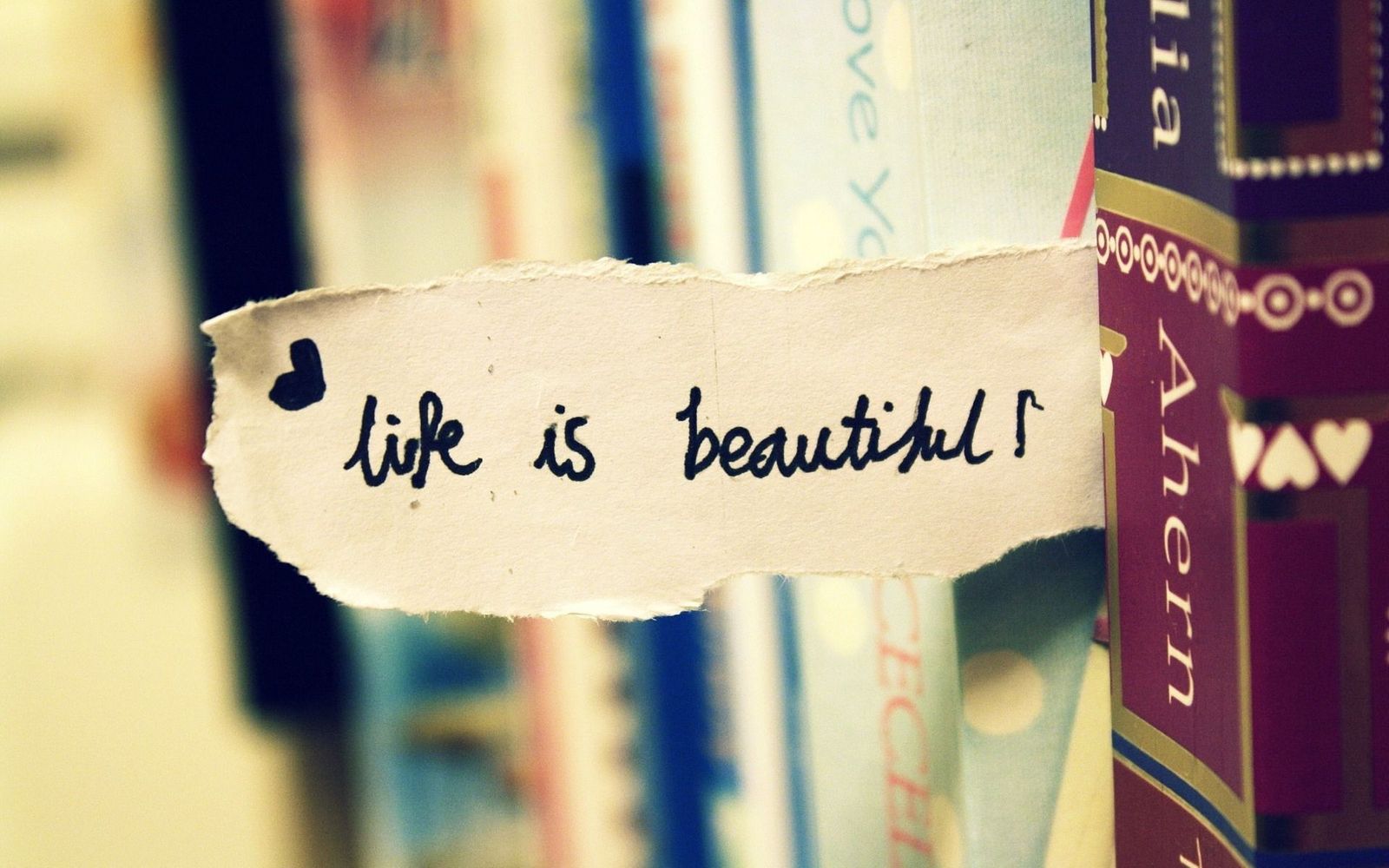A quote life is beautiful