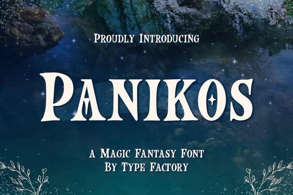 A magic fantasy font