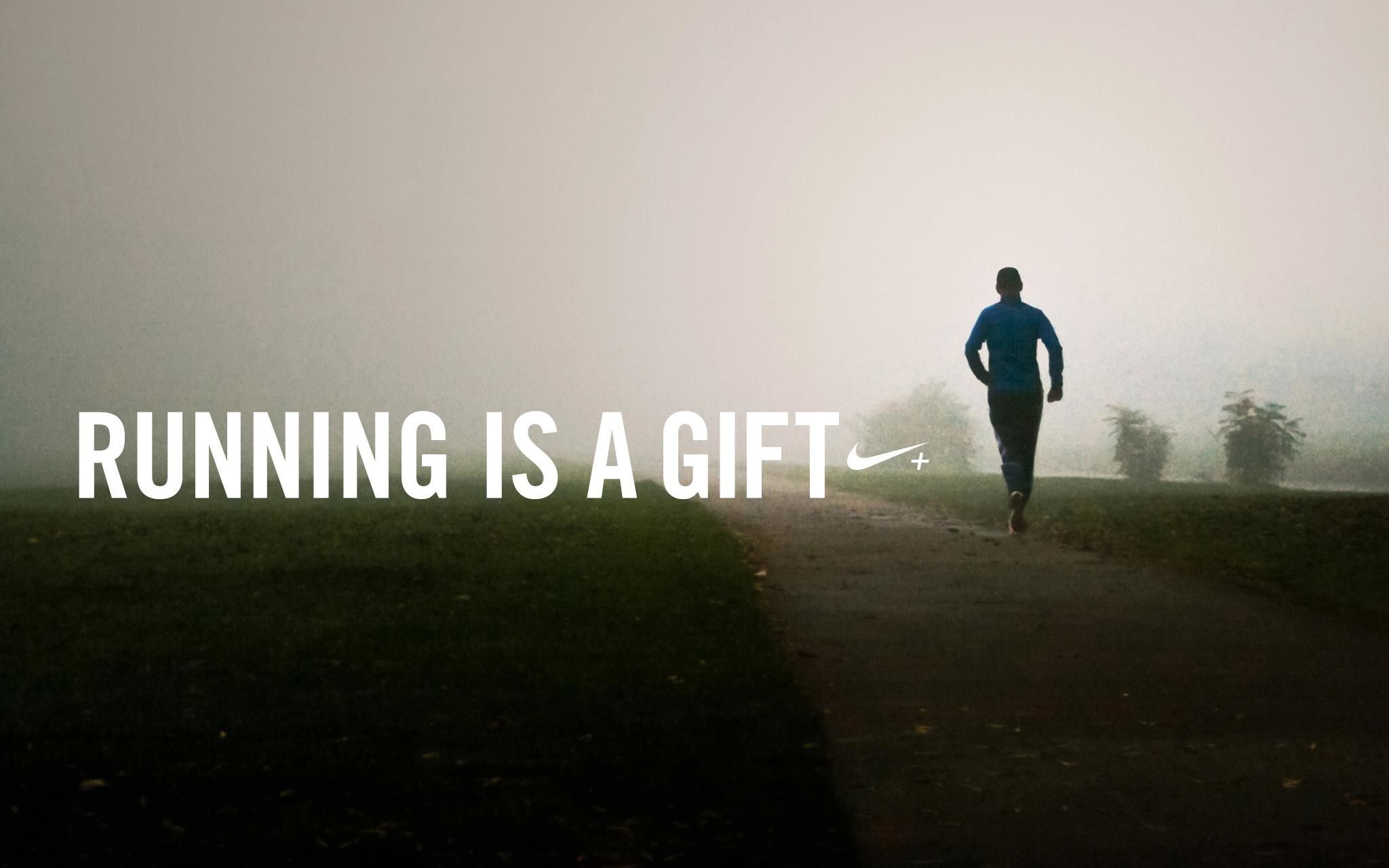 Running is a gift