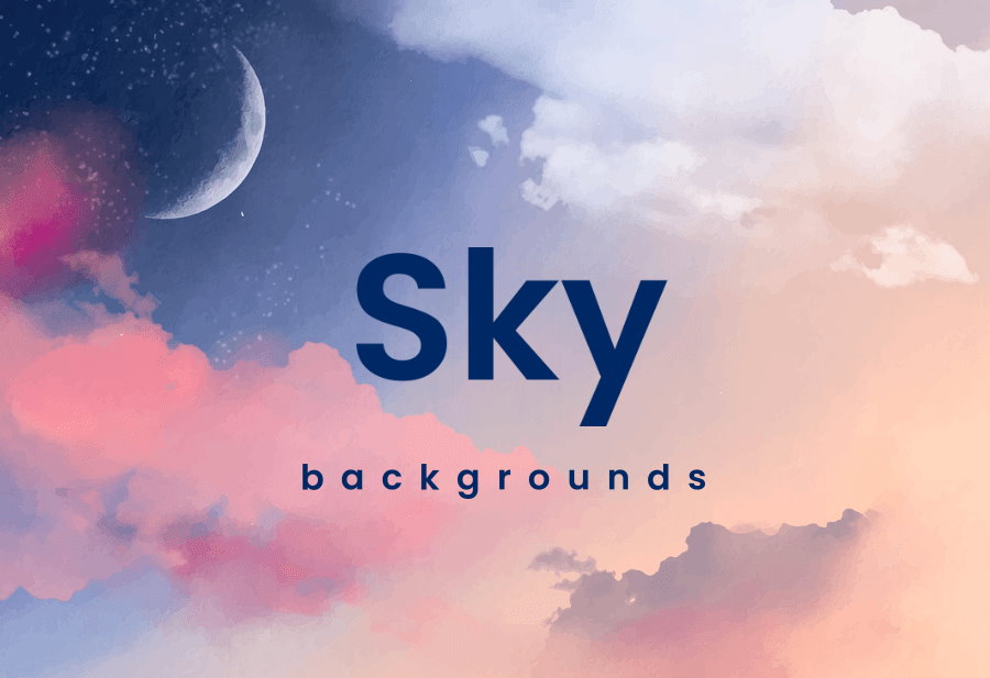 Sky backgrounds cover