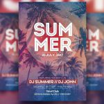 Summer event flyers cover