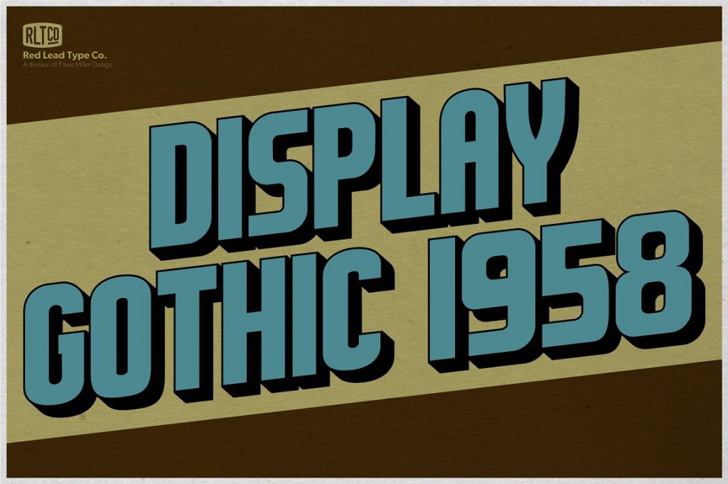 A display gothic typeface