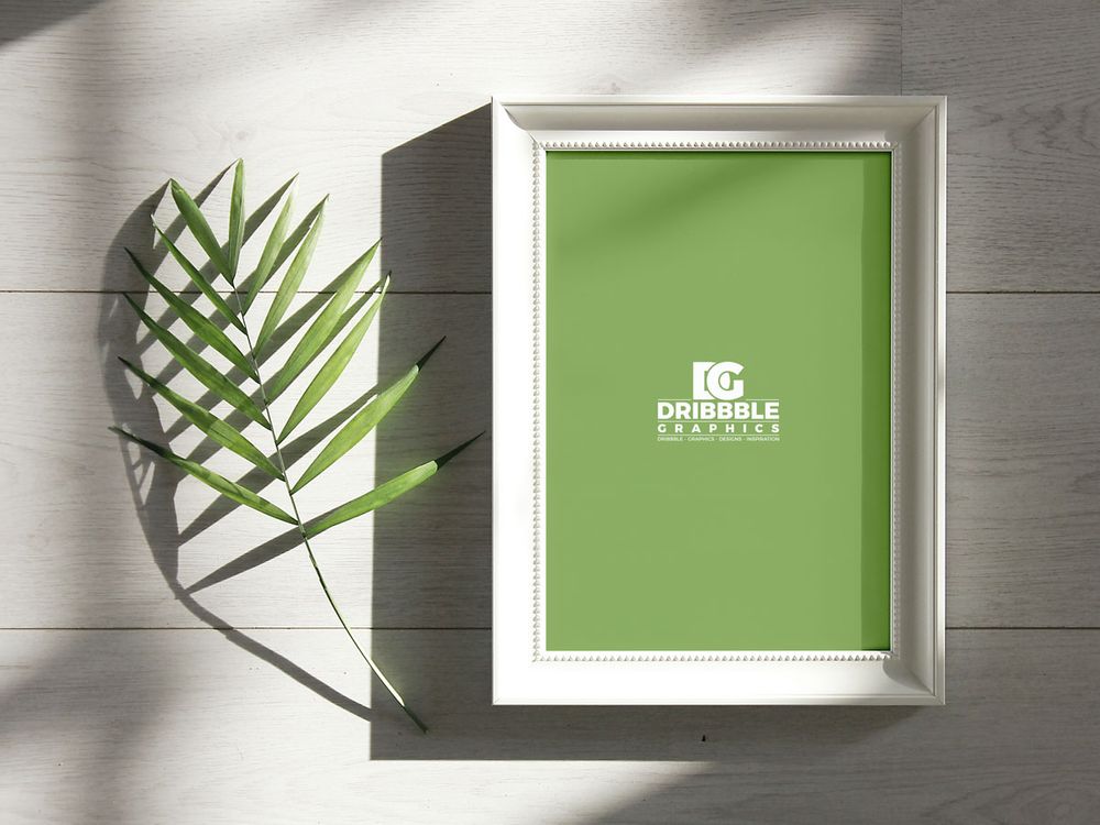 Free empty mockup frame mockup