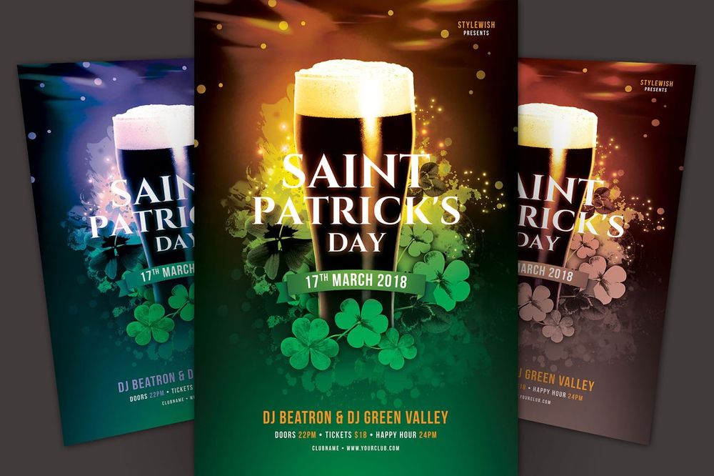 Gorgeous st. patricks day flyer