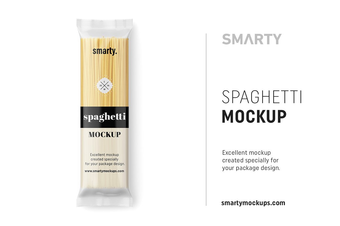 Spaghetti mockup template