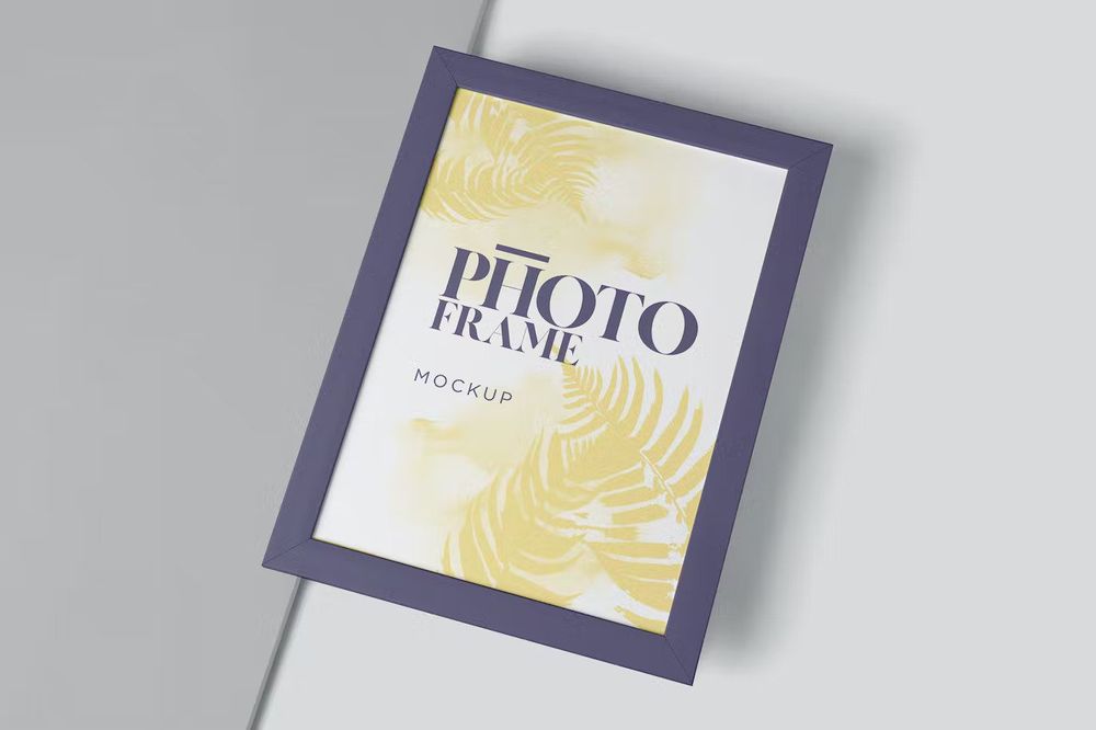 A vertical photo frame mockups