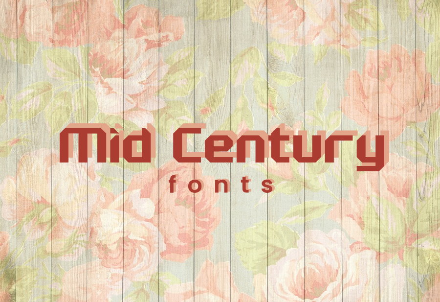 Mid Century Fonts Cover