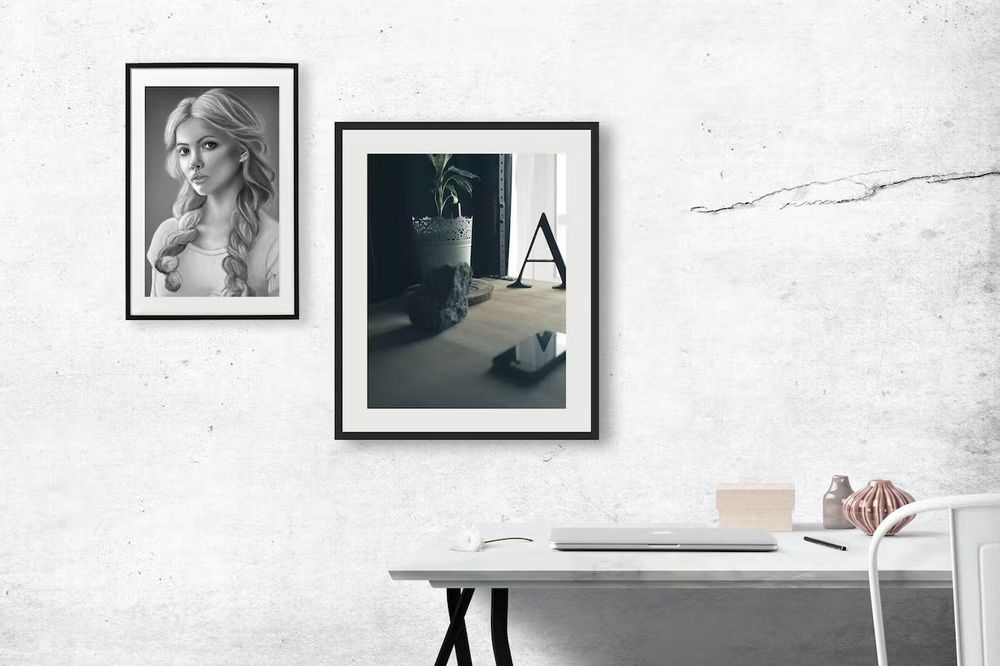 Differen photo frame mockups