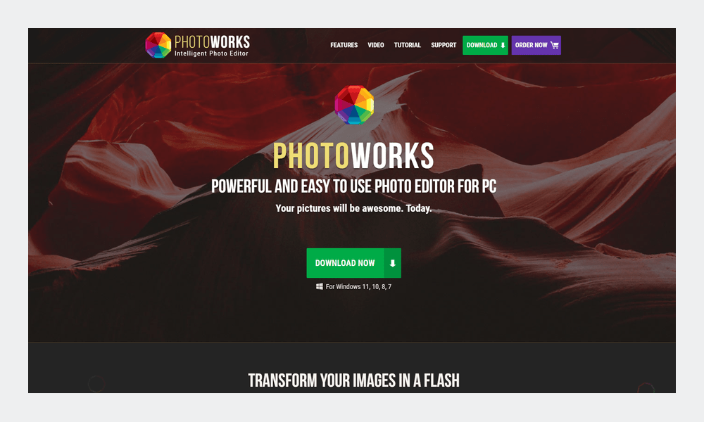 Powerful and easy to use photo editor for pc