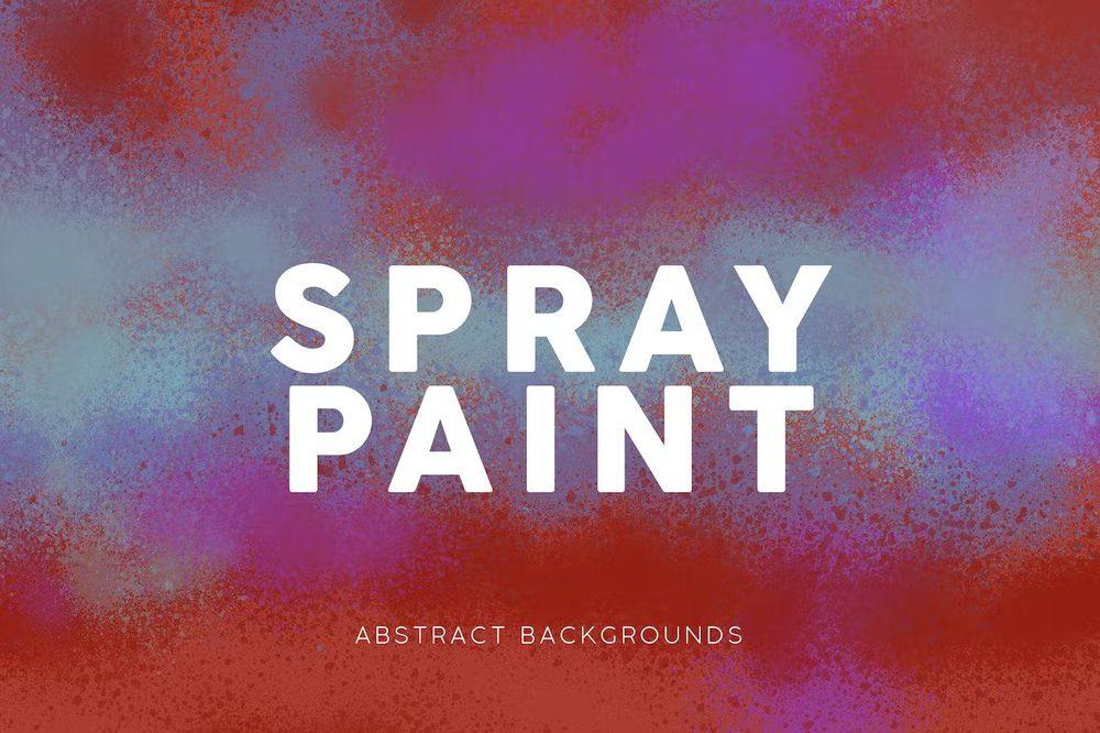 A colorful spray paint backgrounds