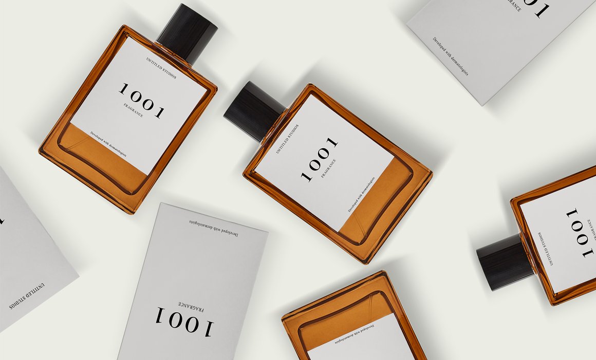 Parfume mockup templates cover