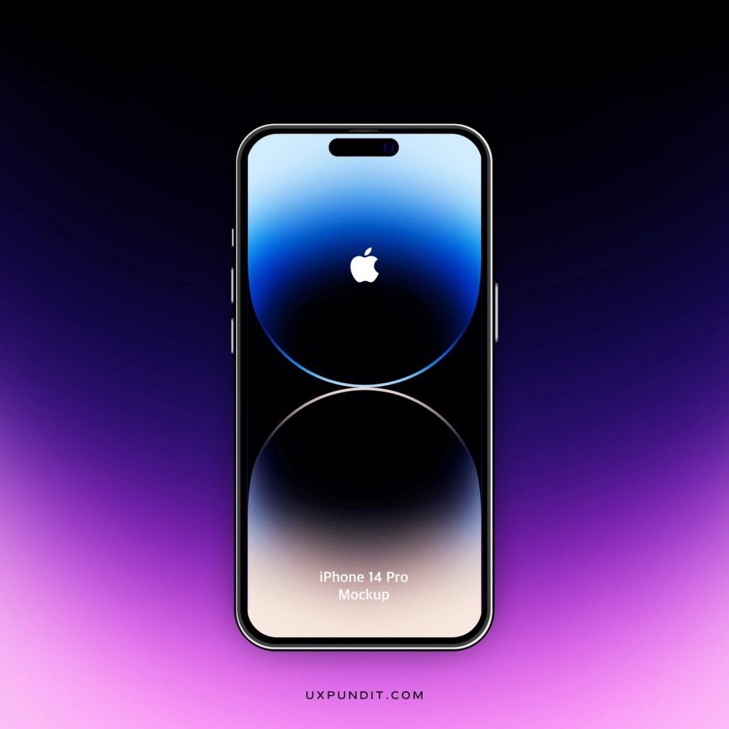 Dark edition iPhone 14 pro mockup